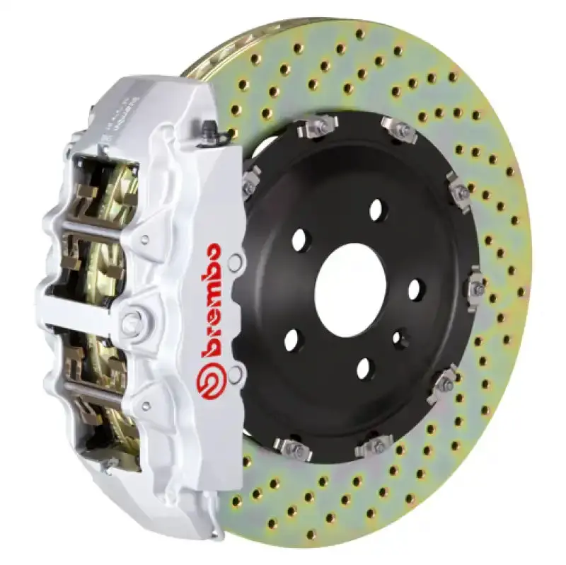 Brembo Gt Big Brake Kit – Front 6-Piston Calipers With 380X34Mm Drilled Two-Piece Rotors For 2010–2015 Camaro Ss 1