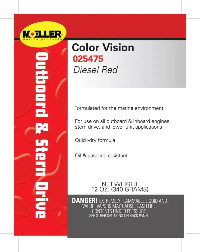 Color Vision Red Fuel Tank – Custom-Colored Replacement Reservoir 1