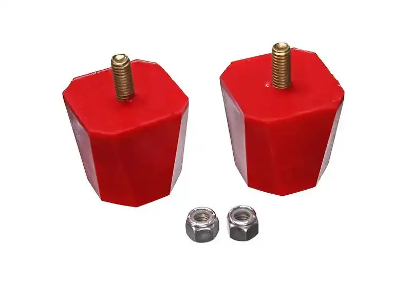 Energy Suspension 9.9136R Tall Square Bump Stop – 2" Height × 2" Width 1
