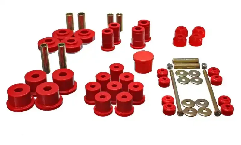Energy Suspension Red Hyper-Flex Master Bushing Kit For 1967–1973 Ford Mustang 1