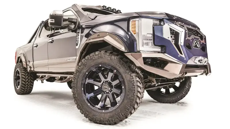 Fab Fours Tf4110-B Uncoated, Paintable Open Fender Flares – Awsl Compatible 1