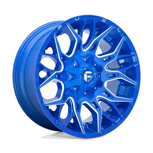Fuel Off-Road D770 Forged Aluminum Wheel – 20X9 Inches, 8X180Mm, Blue-Milled Face (D77020901850) 1