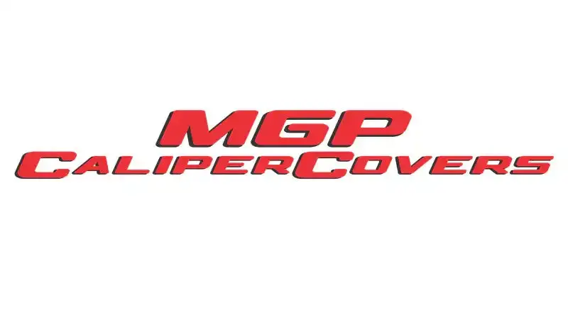 Mgp Red-Anodized Engraved Brake Caliper Covers – Front & Rear Set For 2019 Gmc Sierra 1500 1