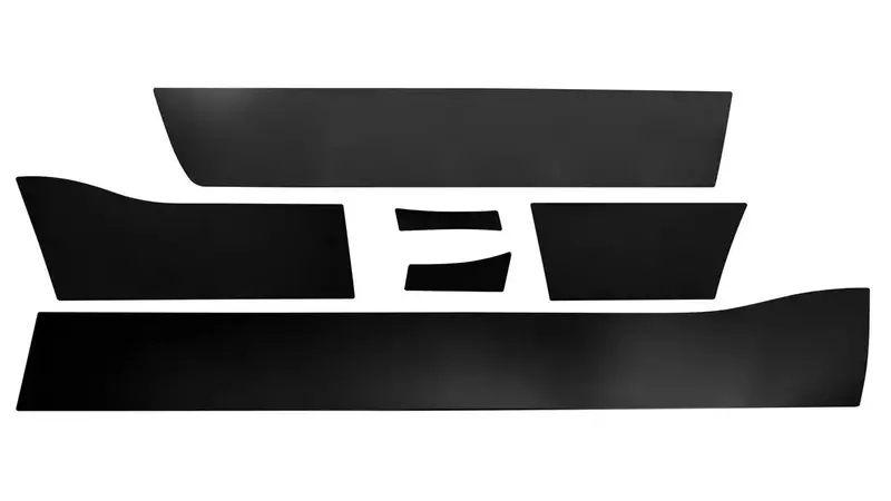 Putco Black Platinum Rocker Panel Trim – Model-Specific Fitment For Enhanced Exterior Styling 1