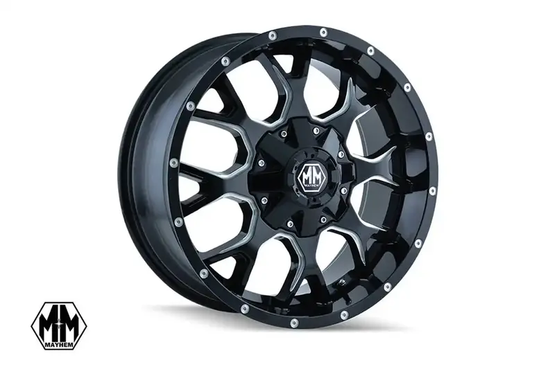 Rough Country Mayhem Warrior Wheel – 8015-2137B Alloy Rim For Off-Road And Street Use 1