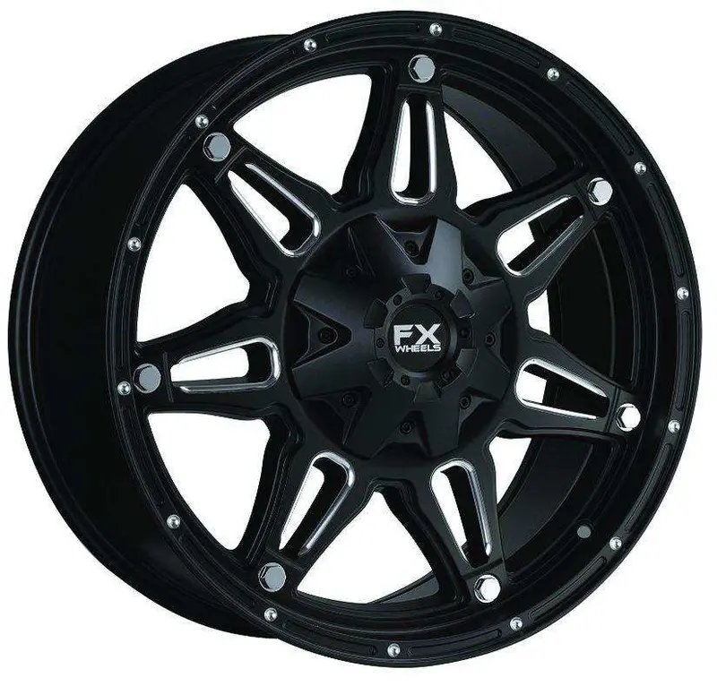 Trailfx 18X9 Cast Aluminum Wheel – 5X114.3/5X127 Bolt Pattern, -12Mm Offset, 60° Cone Seat (114895512) 1