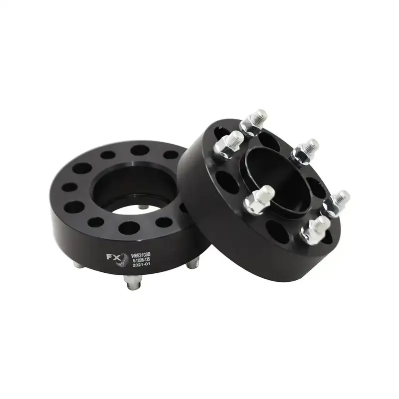 Trailfx Hub-Centric Wheel Spacer – 6X135Mm Bolt Pattern, 14X1.5 Thread Pitch, Black Anodized 1