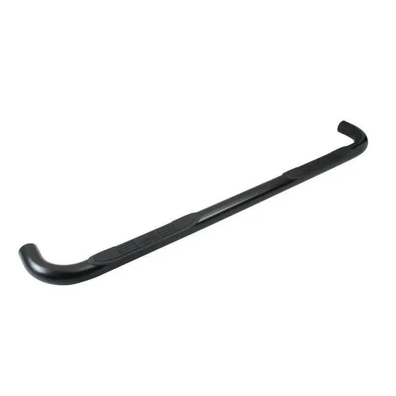 Westin Signature 3 Round Step Bar – Single-Pad Black Steel Design With Mounting Kit 1